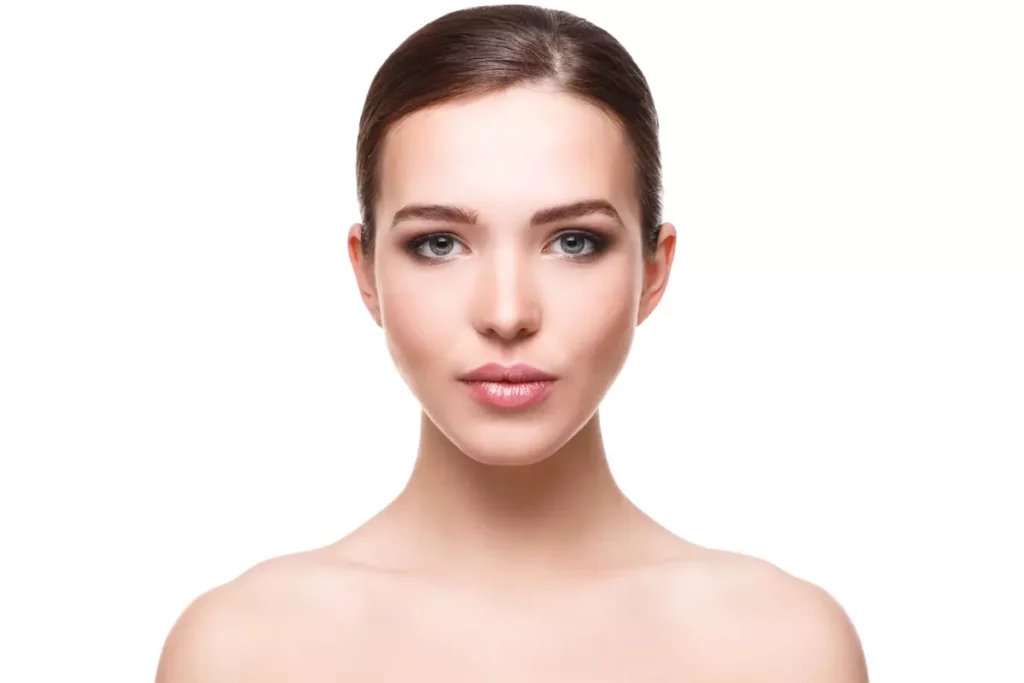 Woman with smooth, clear skin, symbolizing the radiant results of IPL therapy offered in Powell, WY.